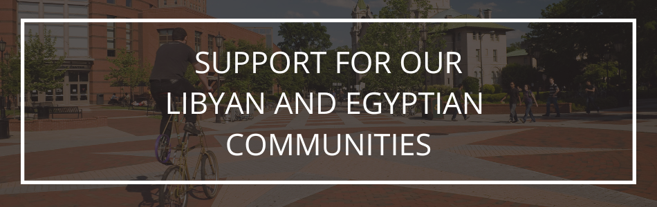 Support for Libya and Egypt