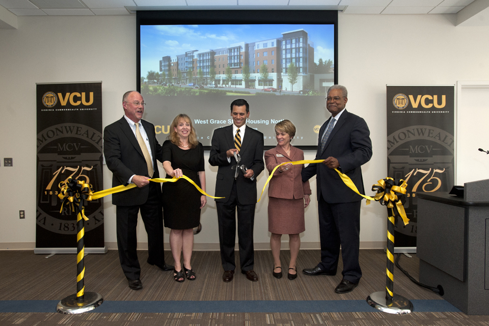 VCU Globe ribbon cutting ceremony